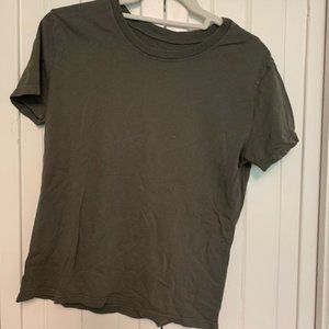 Brandy Melville J.Galt Khaki T-Shirt